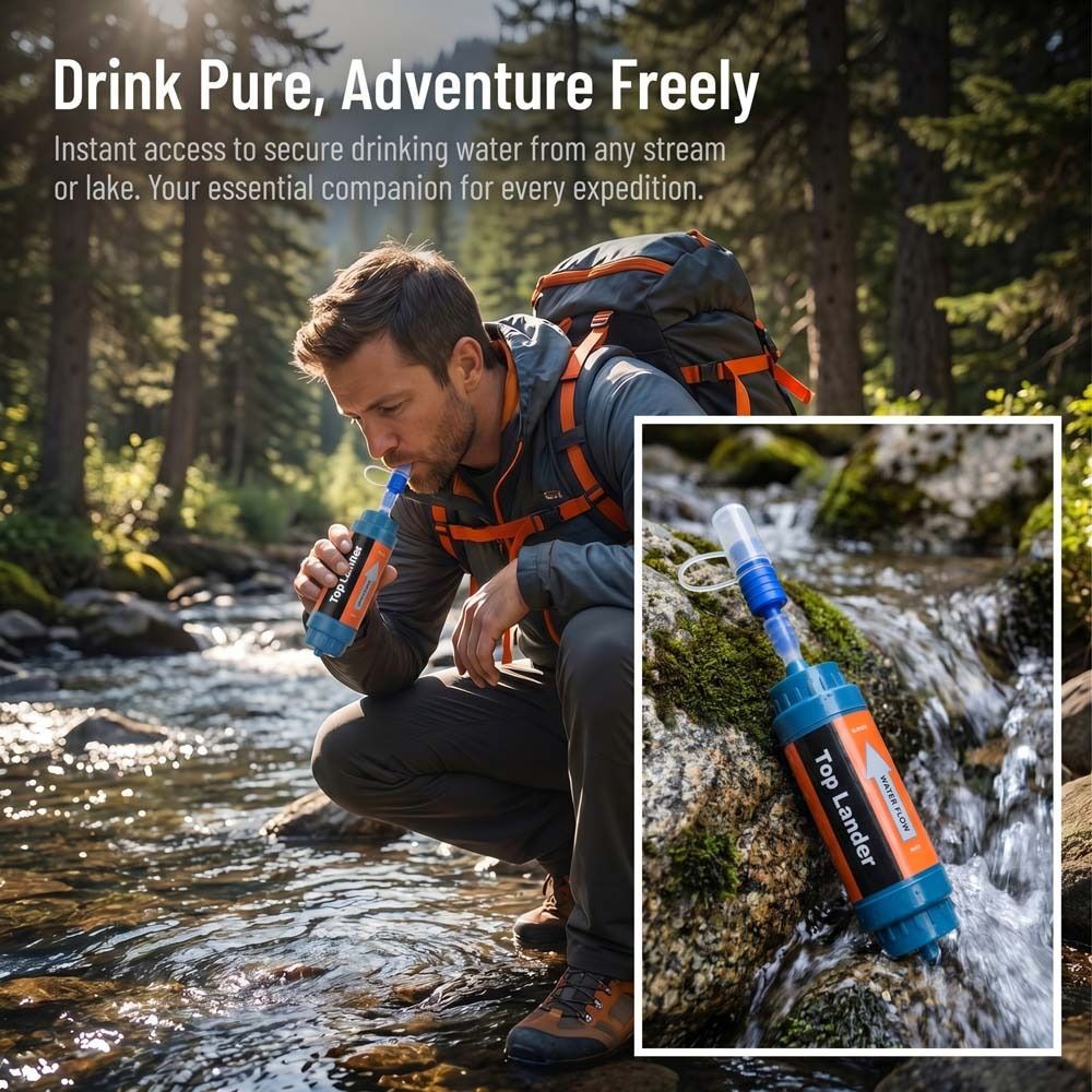 Mini Mini Water Filter Straw S - Water Purification Straw 评论和价格