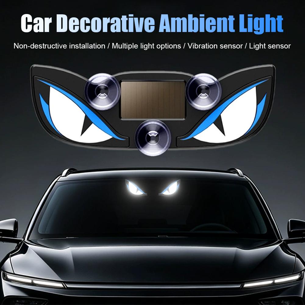 Solar Powered Demon Eye LED Ca - Sos Light Strobe 评论和价格