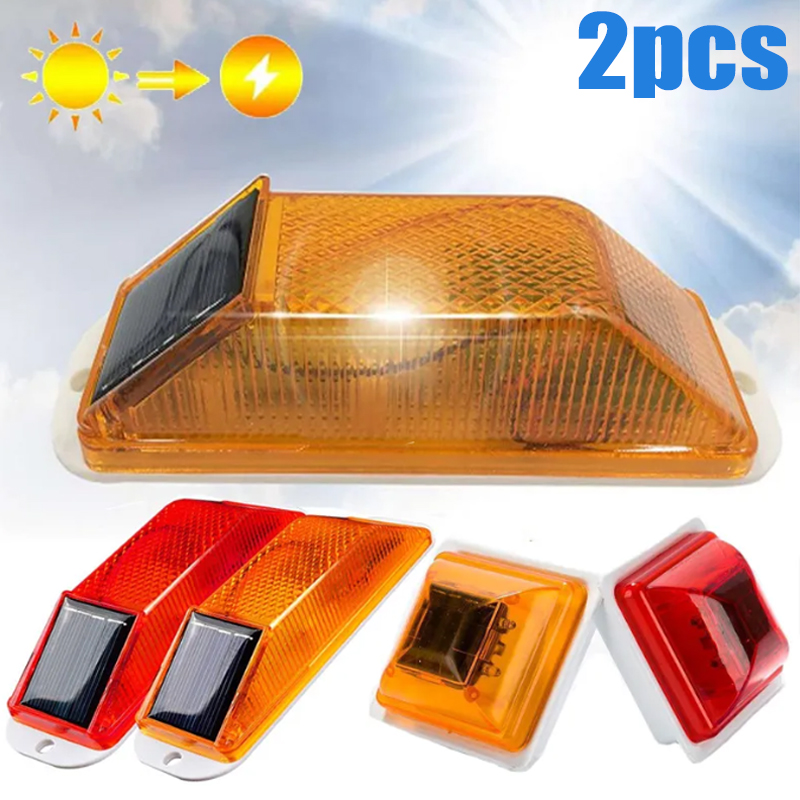 2Pcs Solar Strobe Warning Ligh - Sos Light Strobe 评论和价格
