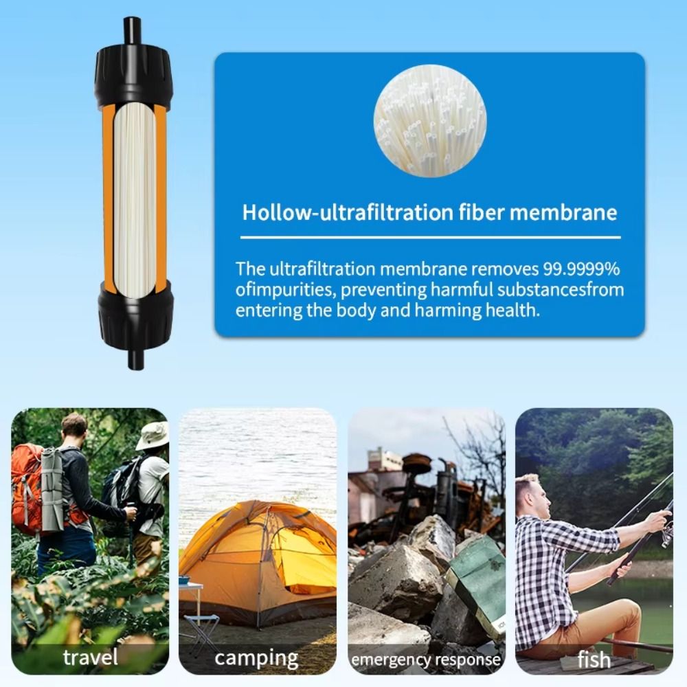 Mini Mini Water Filter Straw P - Water Purification Straw 评论和价格